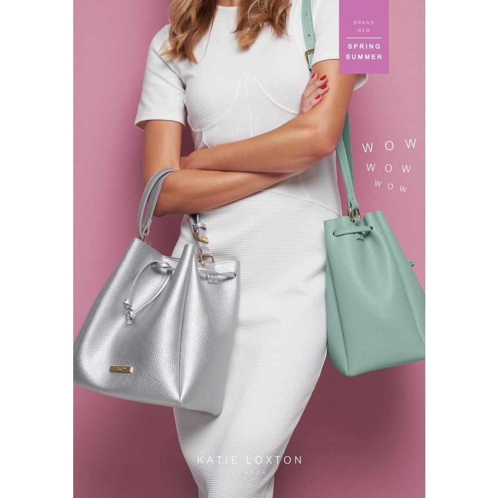 Chloe Bucket Bag - Aqua