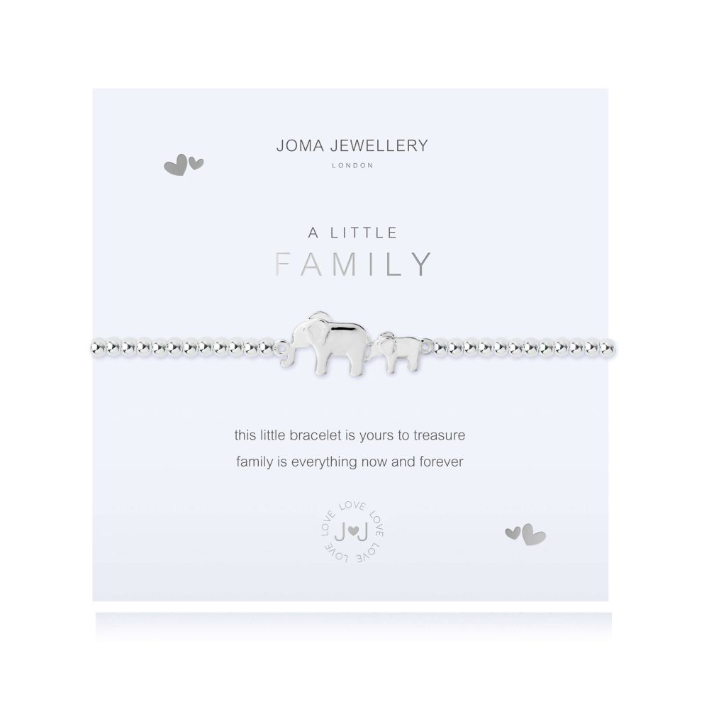 A Little | Family | Silver | Bracelet | 17.5cm Stretch