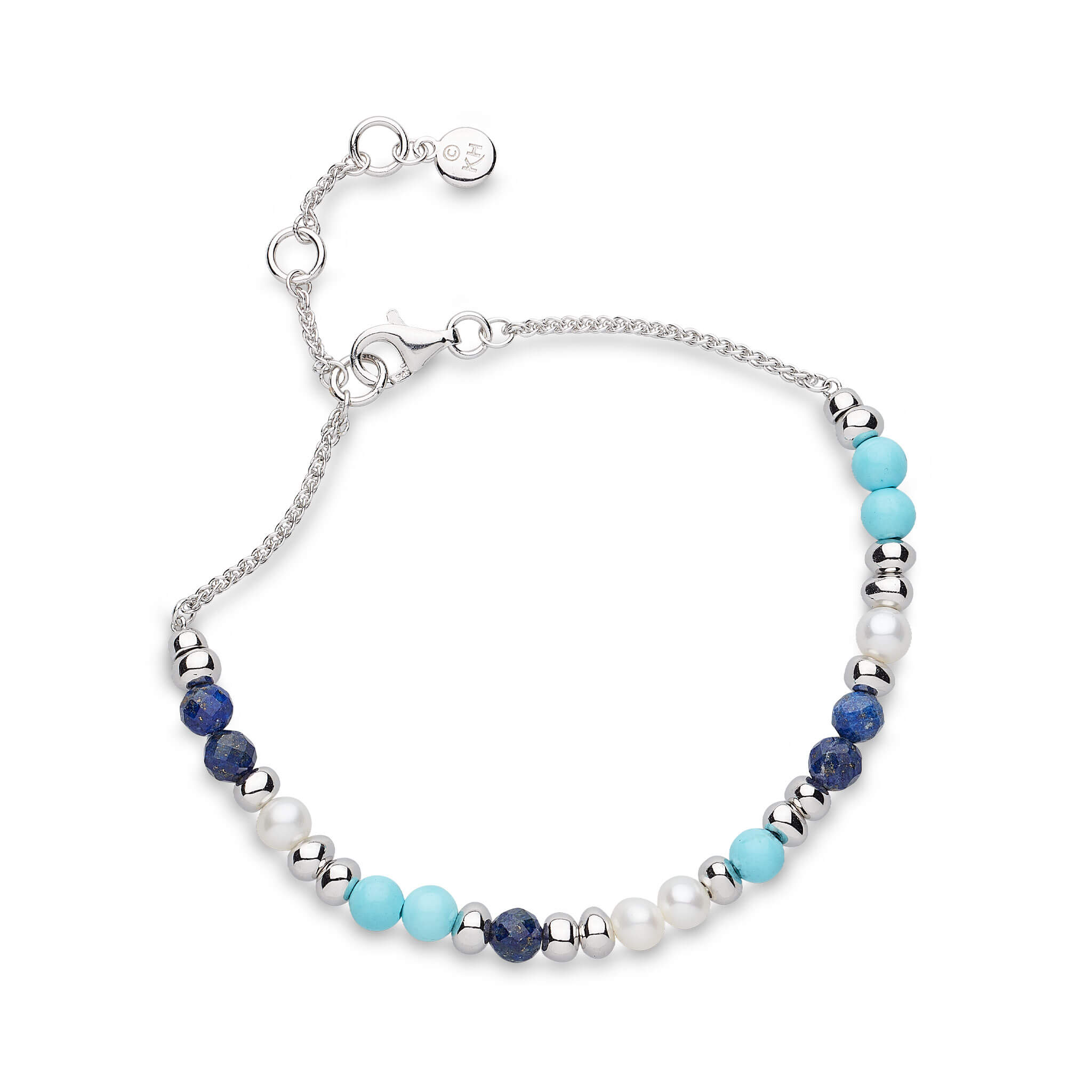 Coast Tumble Azure Beaded Bracelet
