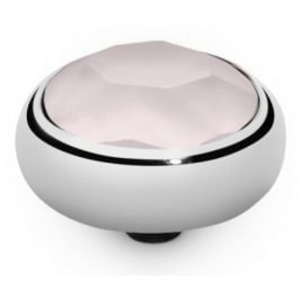 Famosa Stainless Steel 10mm Sesto Powder Rose Ring Top