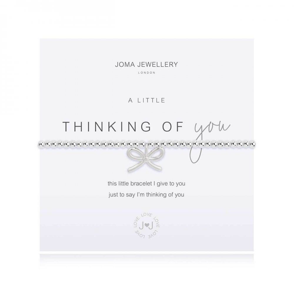 A Little Thinking Of You Silver Bracelet 17.5cm