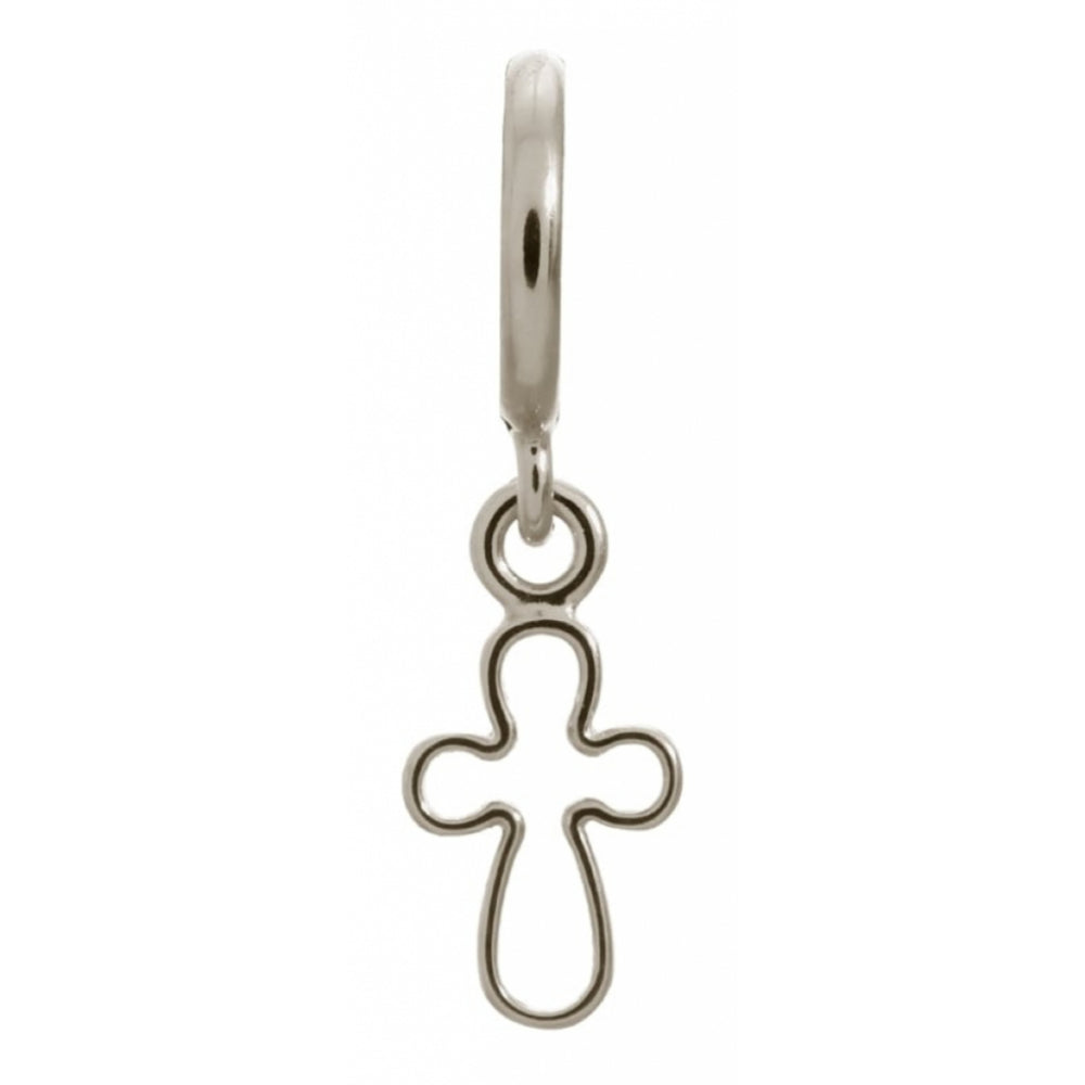 Sterling Silver Cross Drop Charm