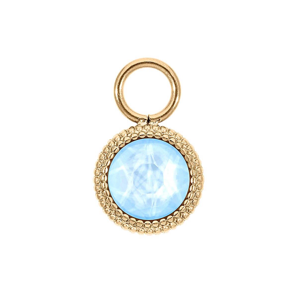 Fabero Flat Crystal Sky Ignite 10 mm Charm (G/P)