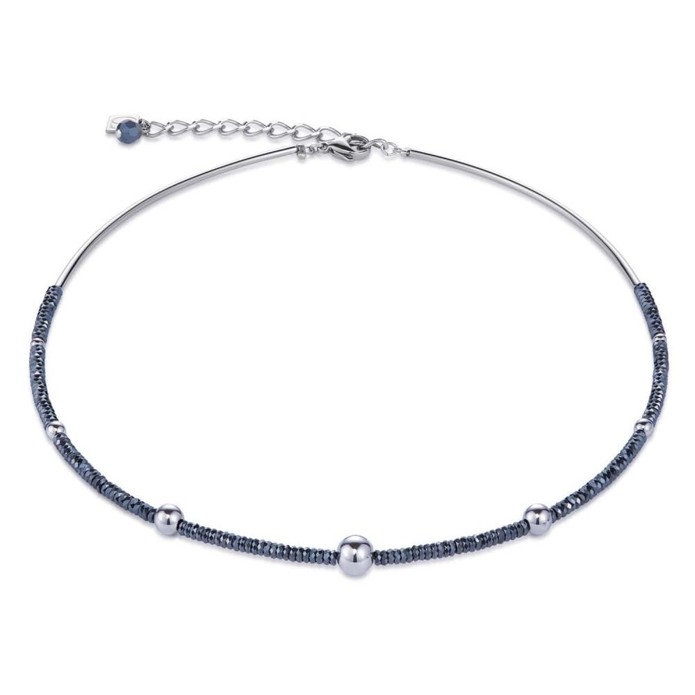 Hematite & Stainless Steel Necklace