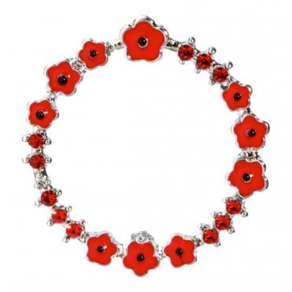 Poppy Garland Brooch 20mm