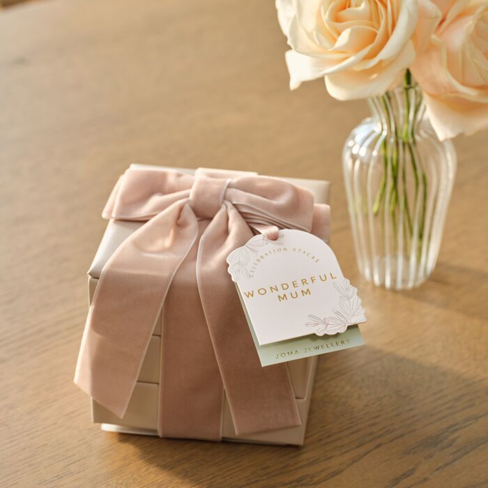 Celebration Stack 'Wonderful Mum' Bracelet, Necklace & Earrings Gift Set