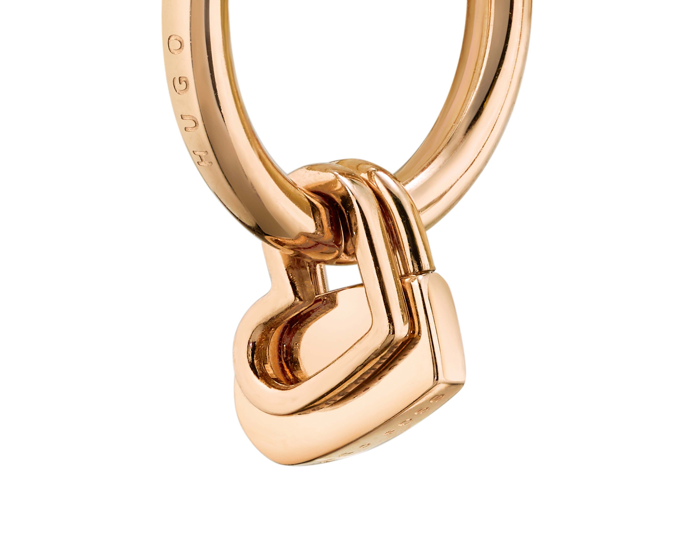 Soulemate Ionic Carnation Gold Plated Hoop Earrings