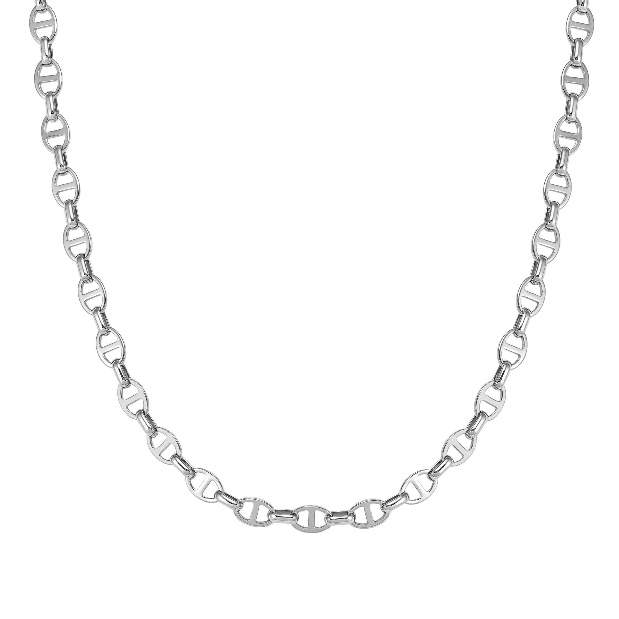 Ecclettica Navy Chain Stainless Steel Necklace