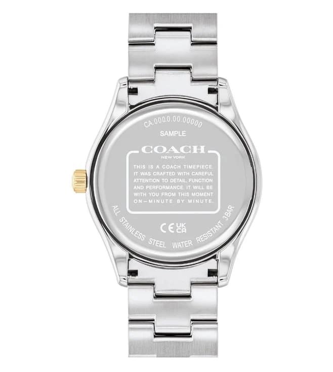 Brooks Silver Dial With Two-Tone Stainless Steel Bracelet Ladies Watch