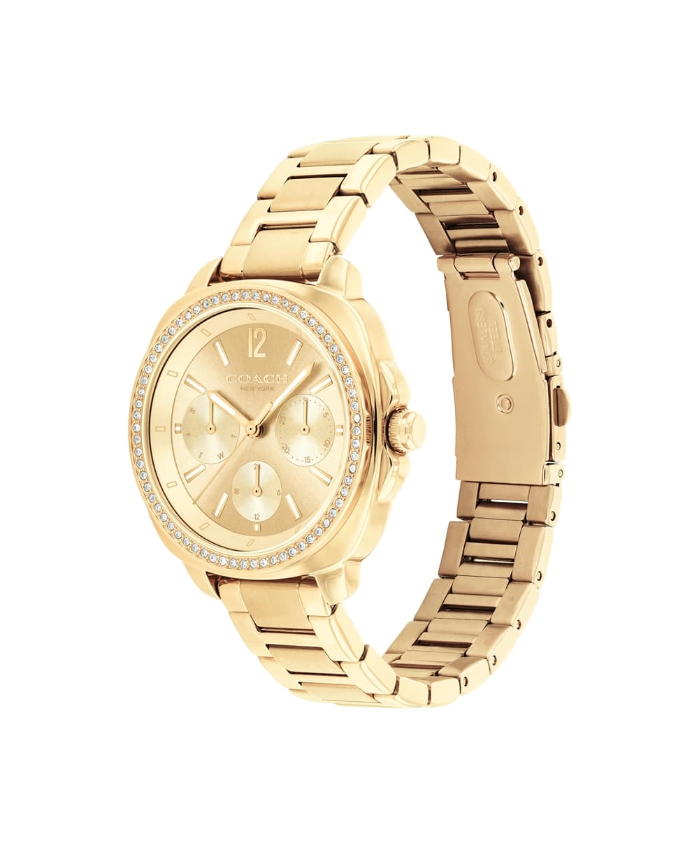 Kitt Gold Dial With Gold-Tone Bracelet Ladies Watch