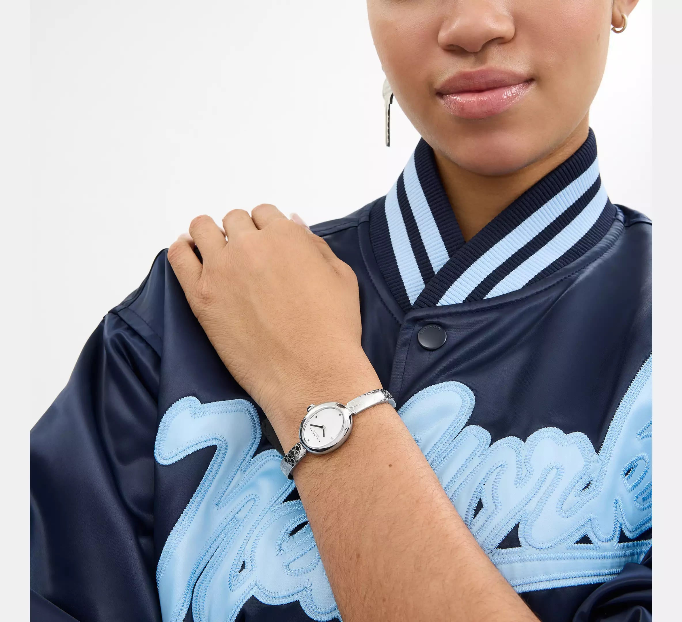 Sammy White Dial With Stainless Steel Bracelet Ladies Watch