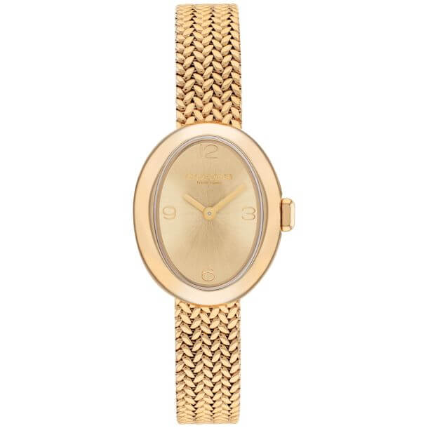 Sammy Gold Sunray Dial With Gold-Tone Mesh Bracelet Ladies Watch
