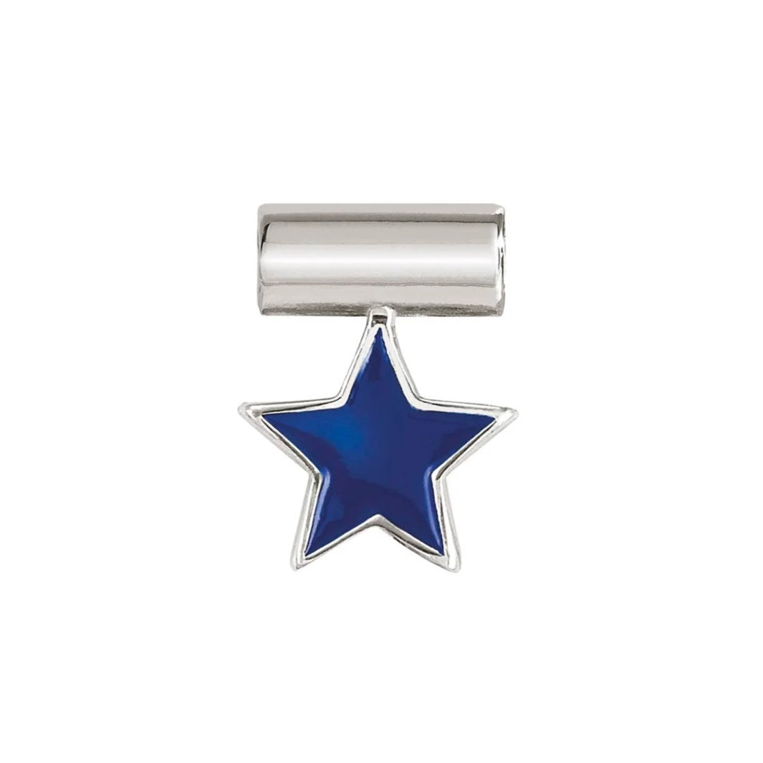 SeiMia Symbols In 925 Silver & Enamel Blue Star