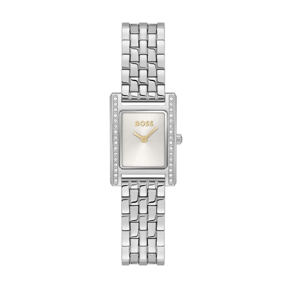 LUCY PRECIOUS Silver Dial With Stainless Steel Bracelet Ladies Watch