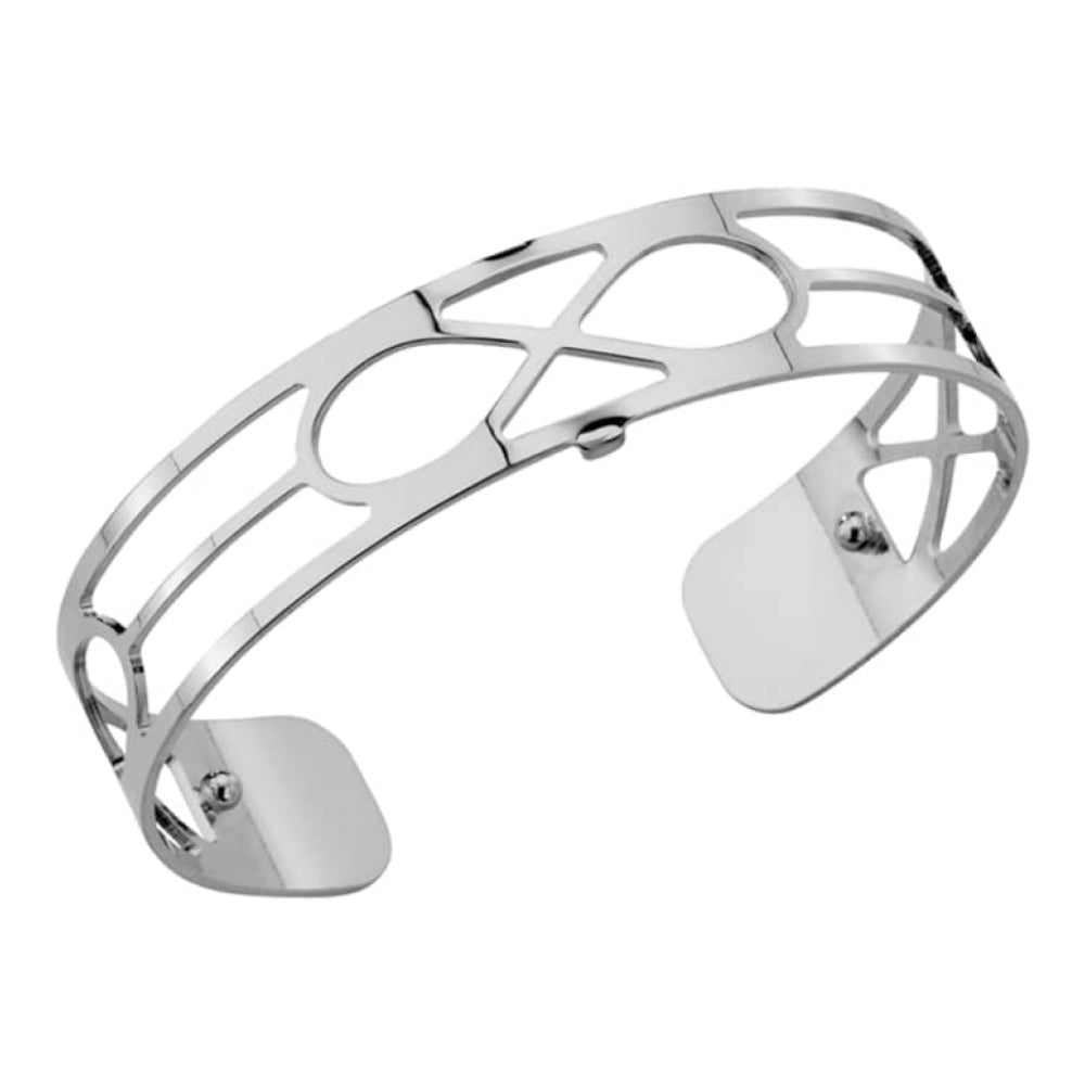 Silver Plated Infinite Patteren 14MM Cuff
