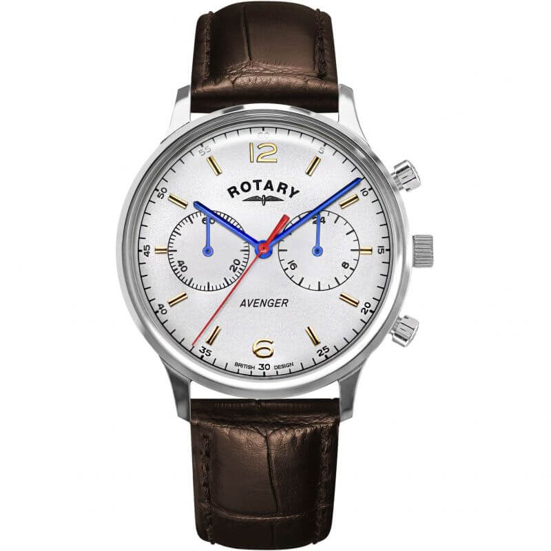 Avenger Stainless Steel White Dial Watch