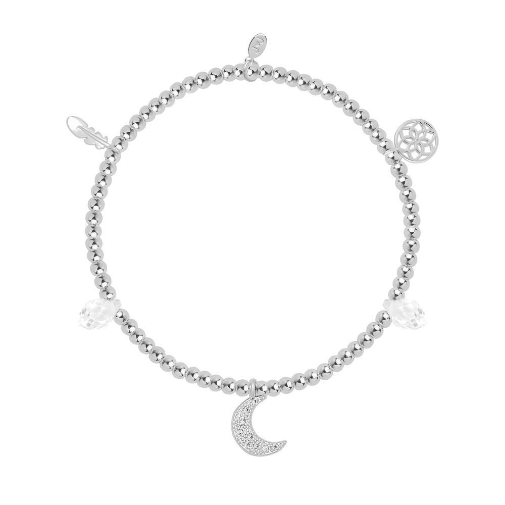 Lifes A Charm | Beautiful Dreamer | Silver | Charm Bracelet | 17.5cm Stretch
