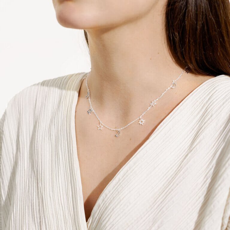 Celestial | Celestial Necklace | Silver | Necklace | 46cm + 5cm Extender