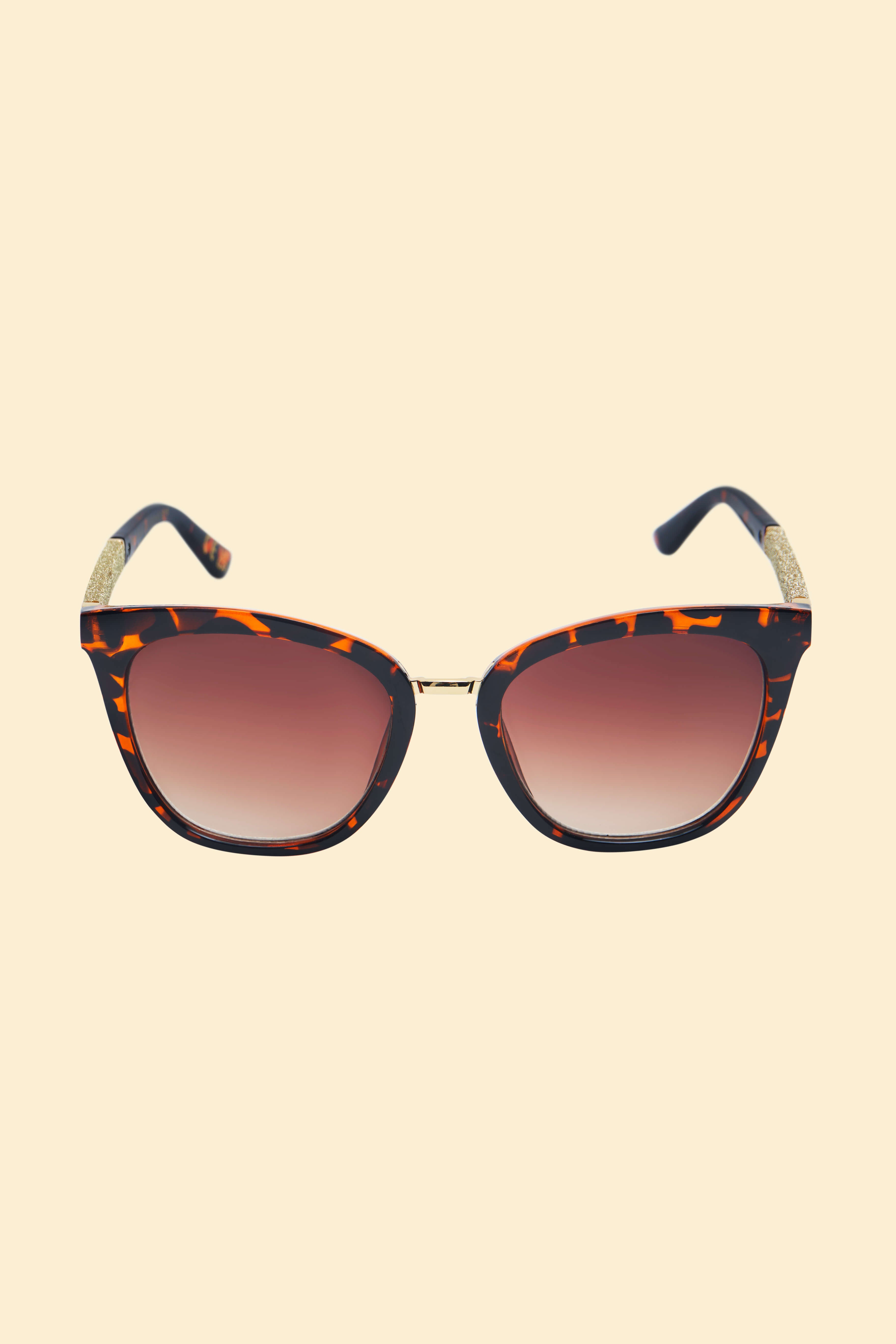 Natalia Luxe Sunglasses - Tortoiseshell/Glitter