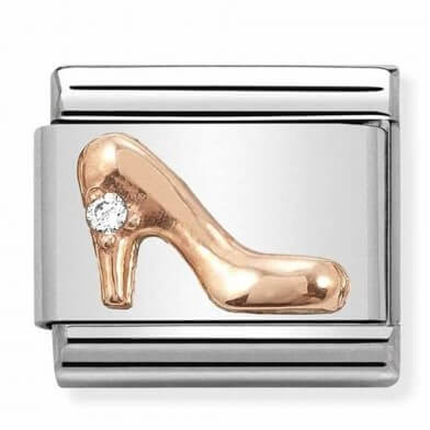 Composable Classic 9k Rose Gold CZ Stiletto Link