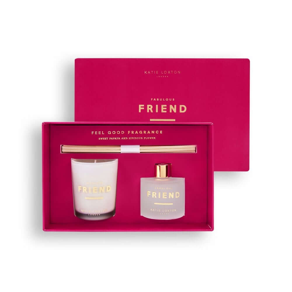 Sentiment Mini Fragrance Set | Fabulous Friend | Sweet Papaya And Hibiscus Flower