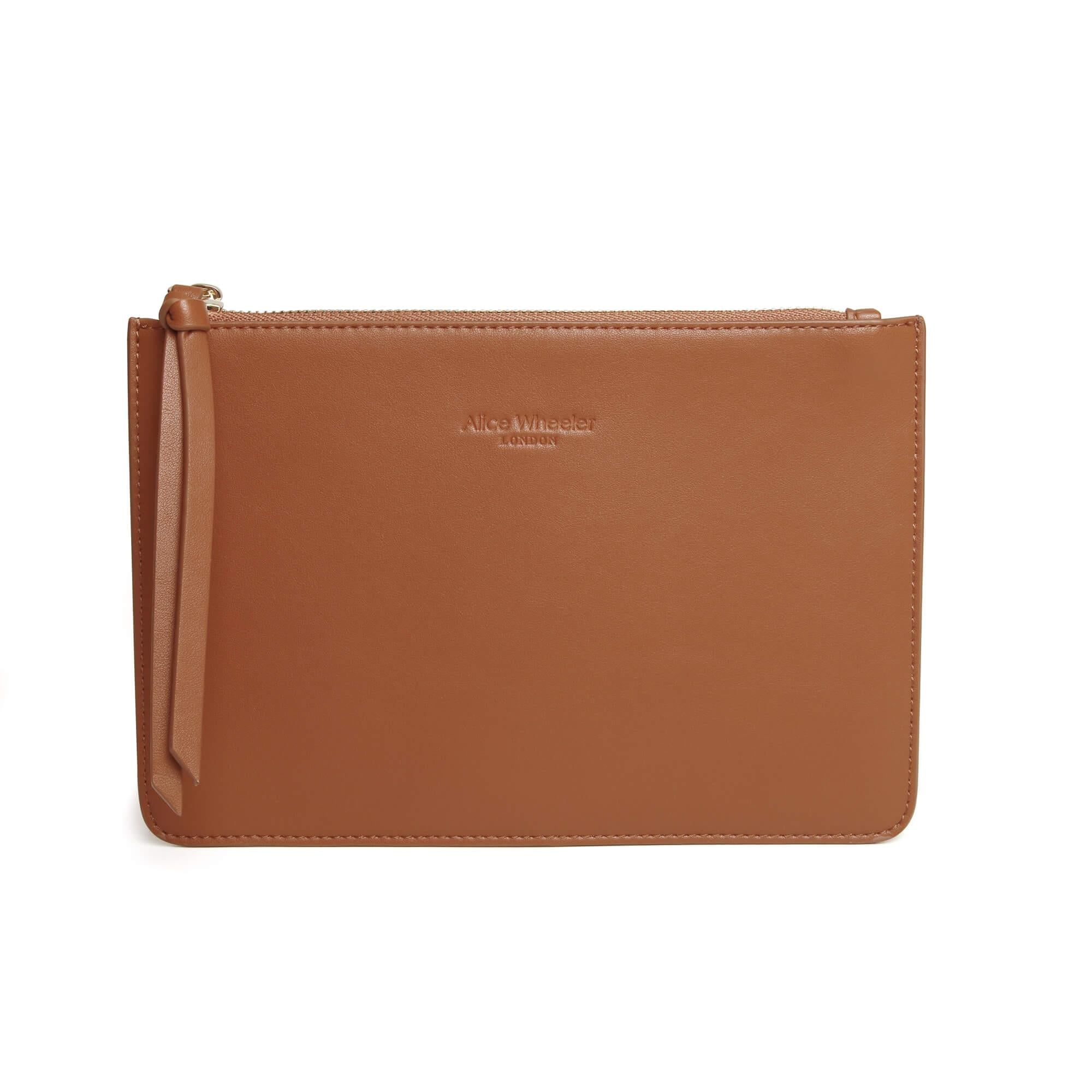 Tan - Clutch/Pouch