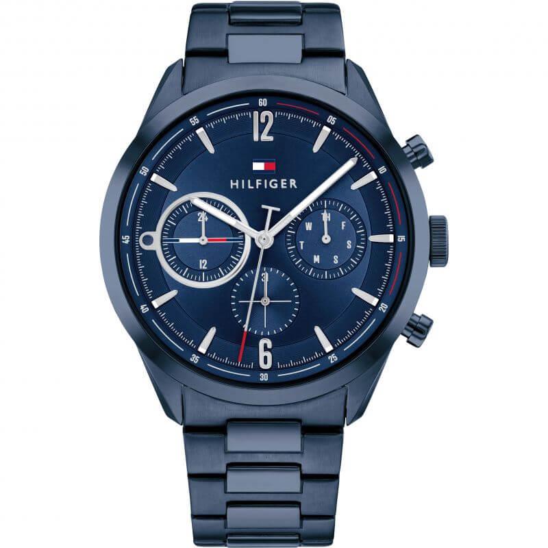Matthew Blue Dial & Blue Bracelet Multifunctional Gents Watch