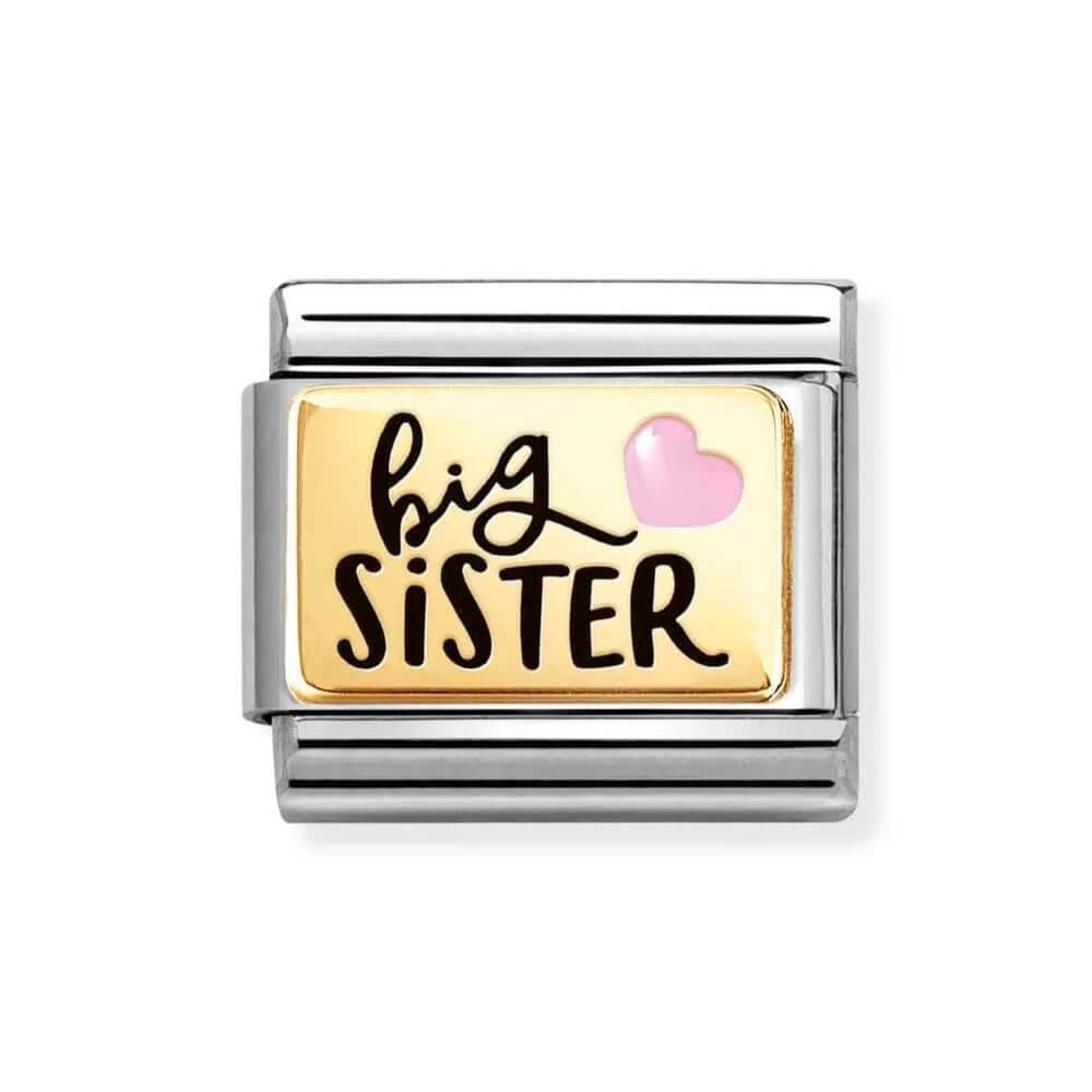 Composable Classic Link Big Sister In 18K Gold & Enamel