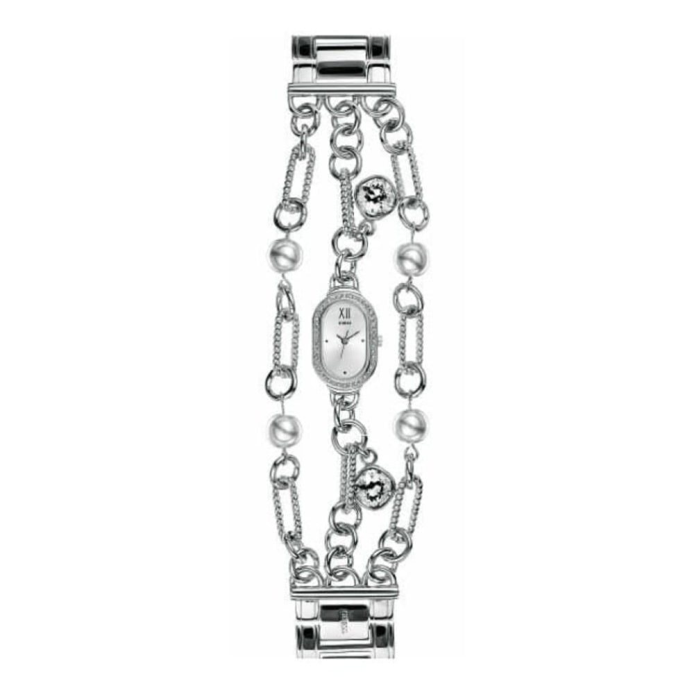 Ladies Crystal Three Strand Wristwatch