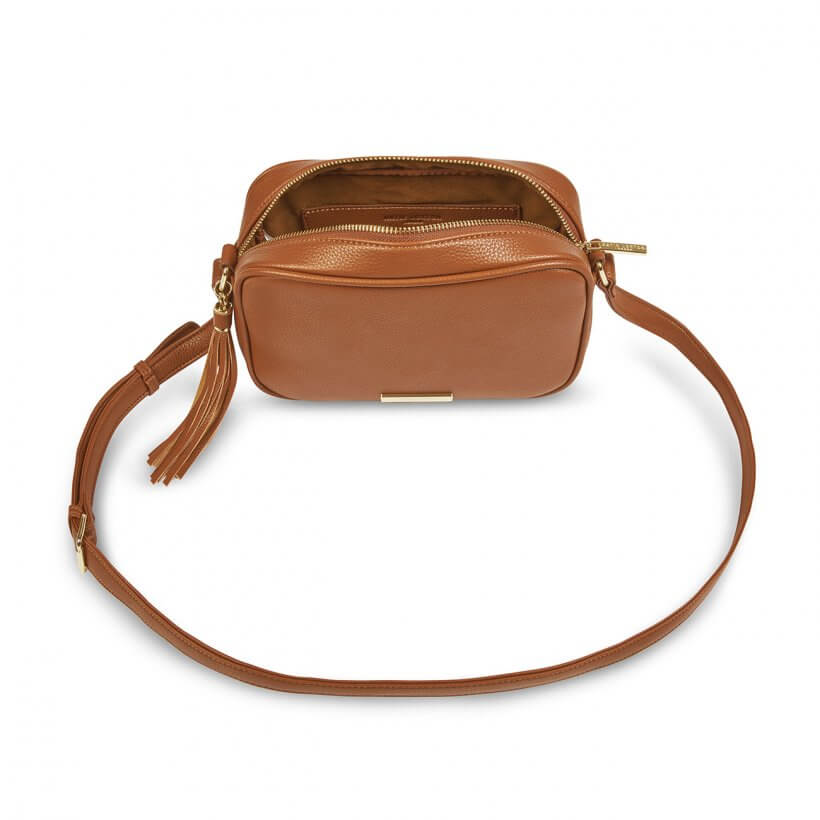 Sophia Tassel Crossbody Bag | Cognac