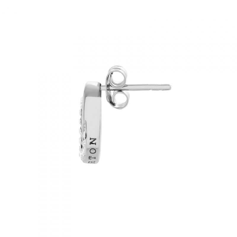 Classic Interlink Drop Studs Silver