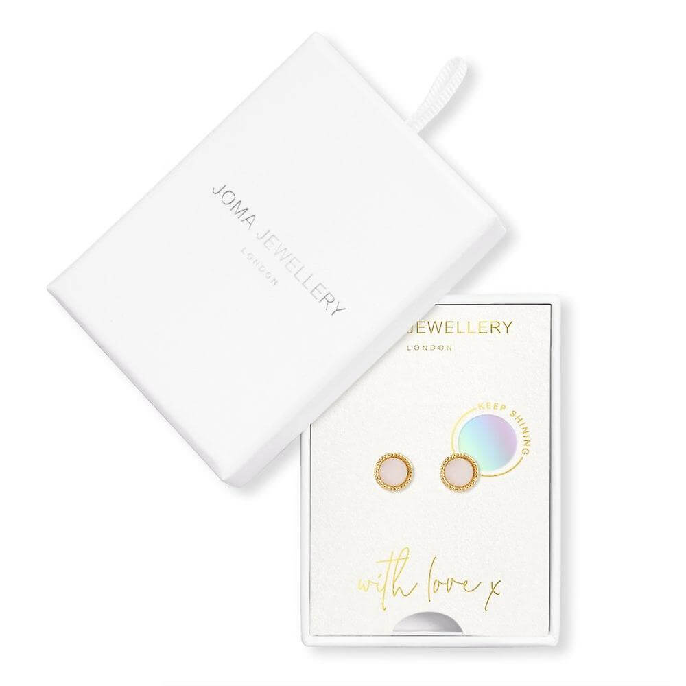 Treasure The Little Things Keep Shining Gold Earrings