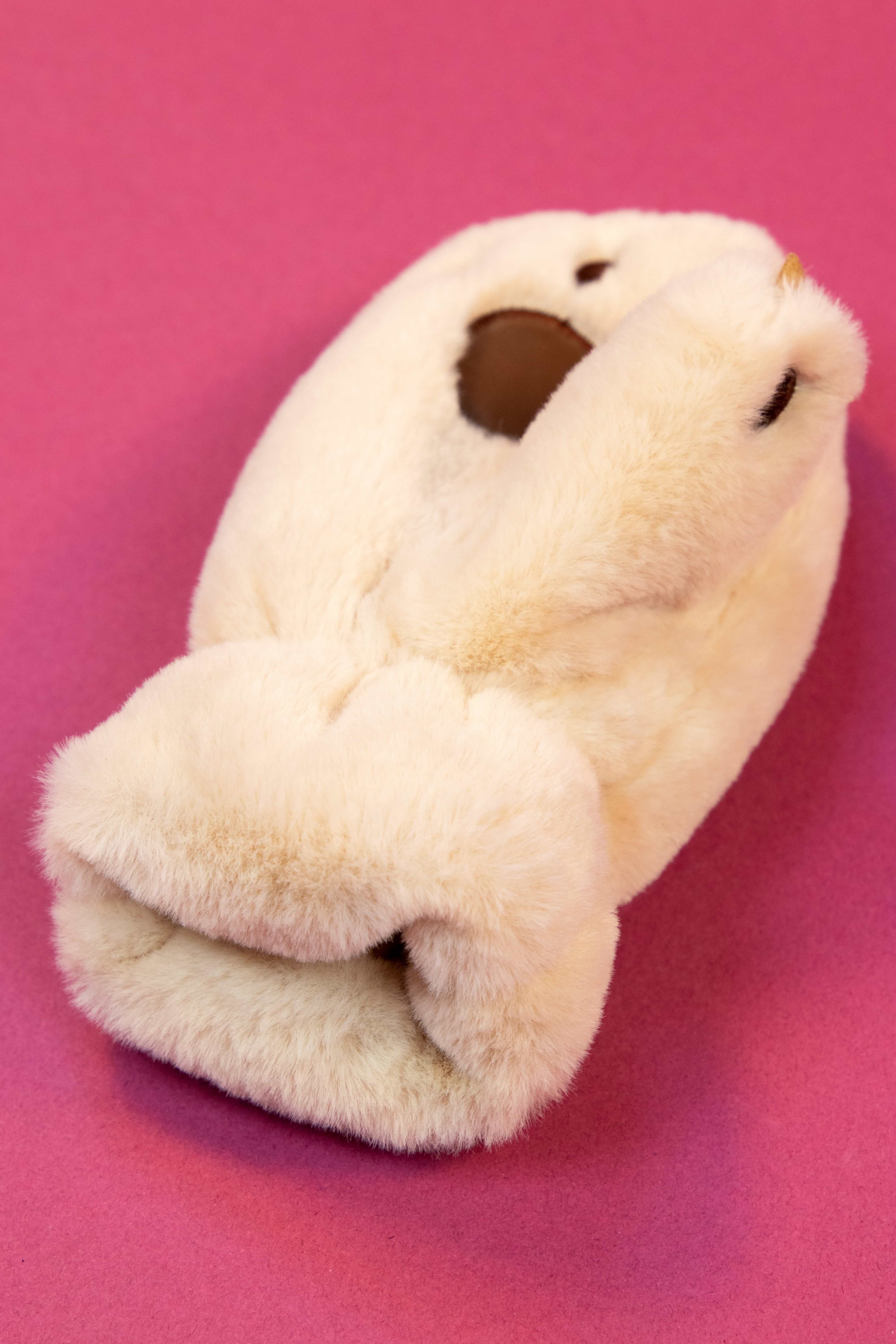 Kid's Fluffy Bear Paw Mittens