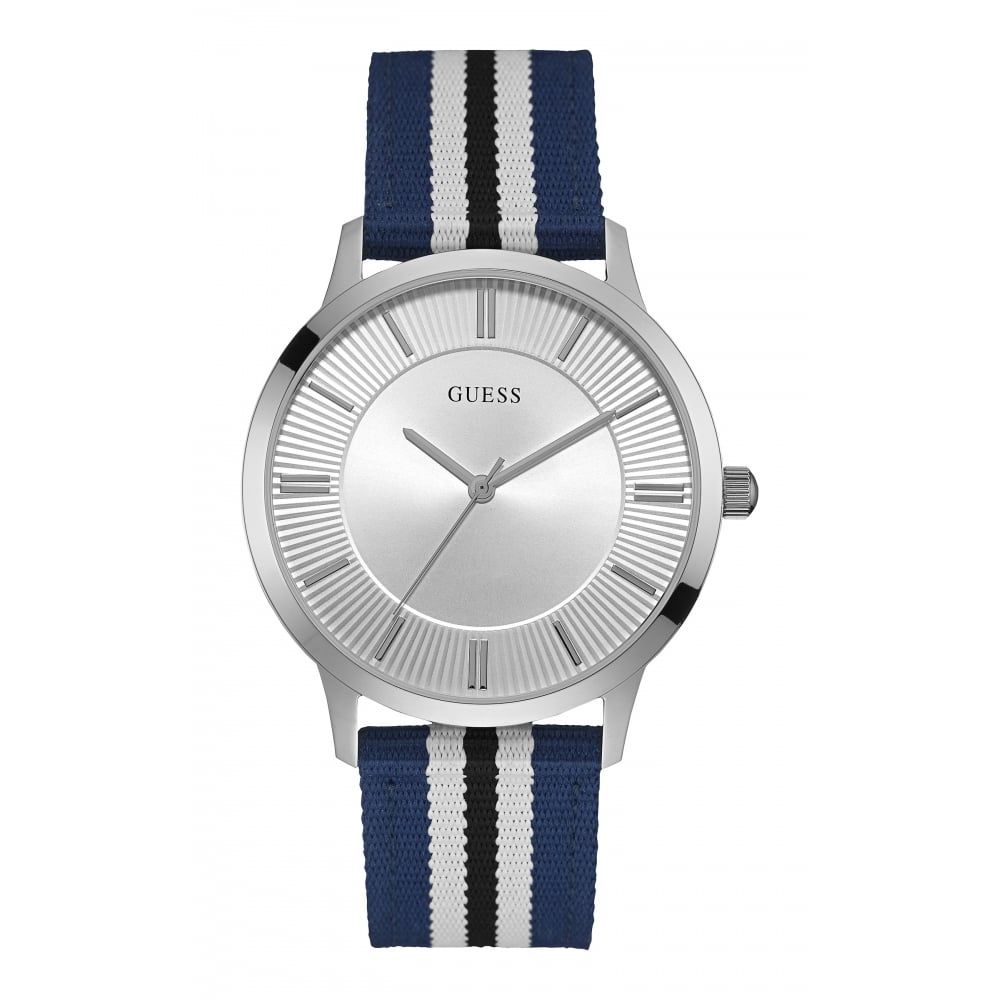 Silver Plated Stainless Steel Gents Analog Watch