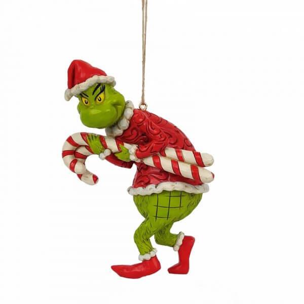 Stealing Oversized Candy Canes Hanging Ornament