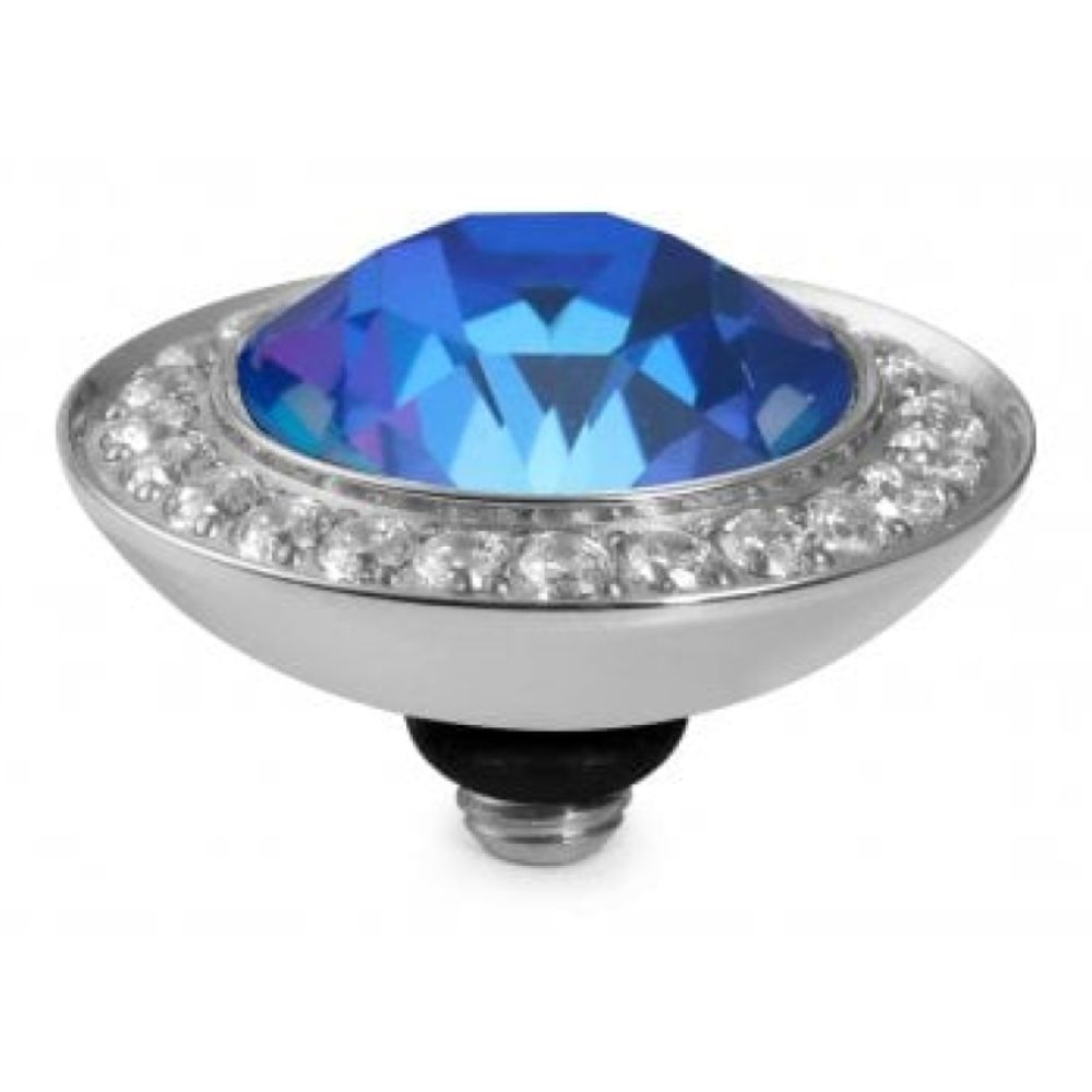 Royal Blue Delite Crystal Interchangeable Top Tondo Deluxe (S/P)