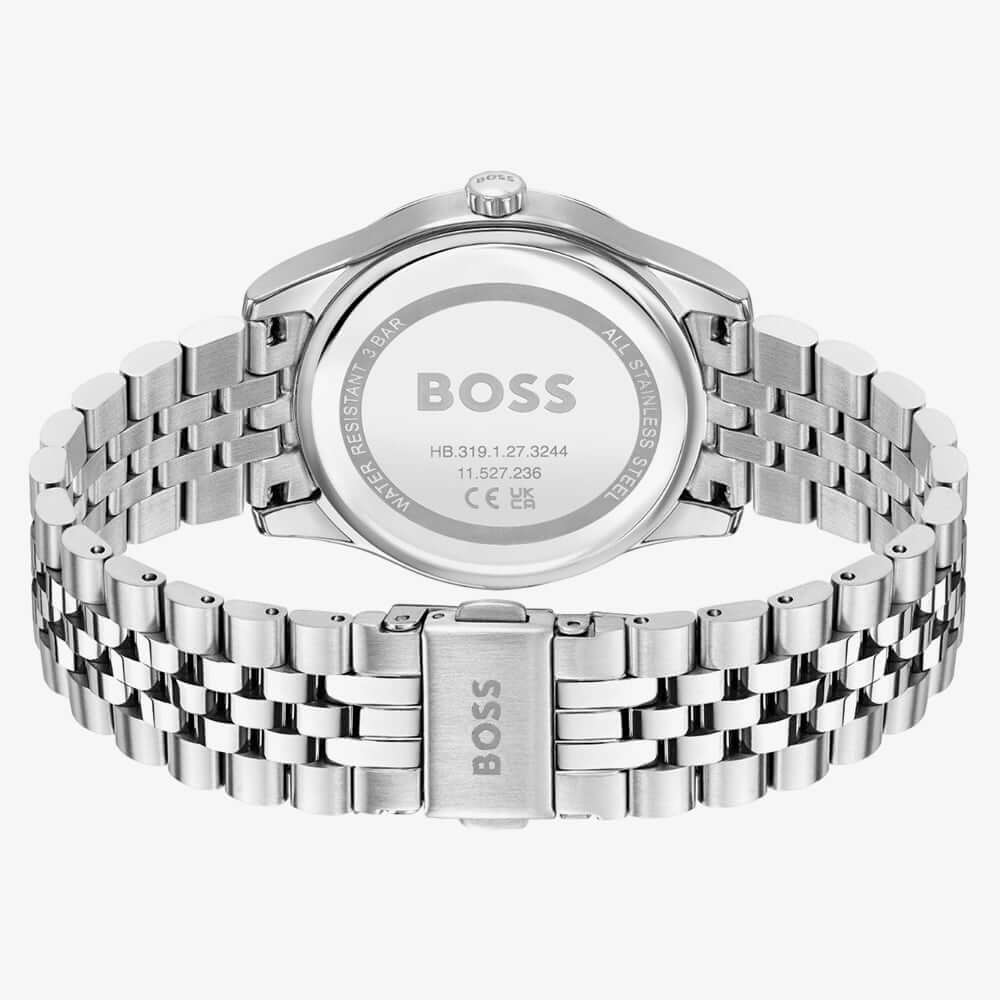 Graceful Light Pink Dial With Stainless Steel Bracelet Womens Watch