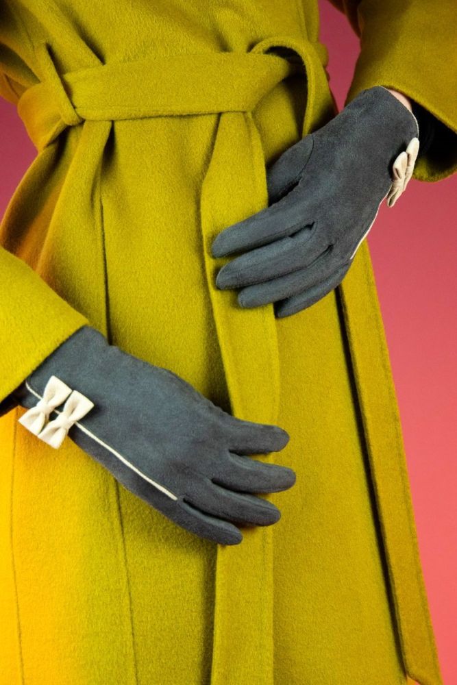 Doris Gloves- Charcoal