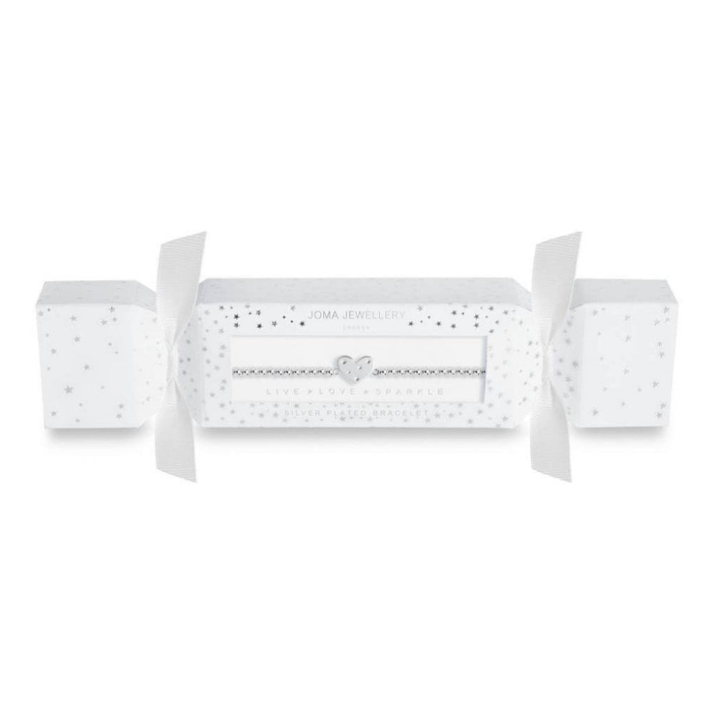 Sparkle Shimmer Shine Crackers - Heart Charm- Bracelet- 17.5cm