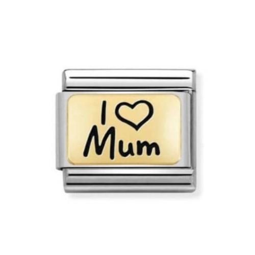 Composable Classic Link In 18K Gold I love Mum