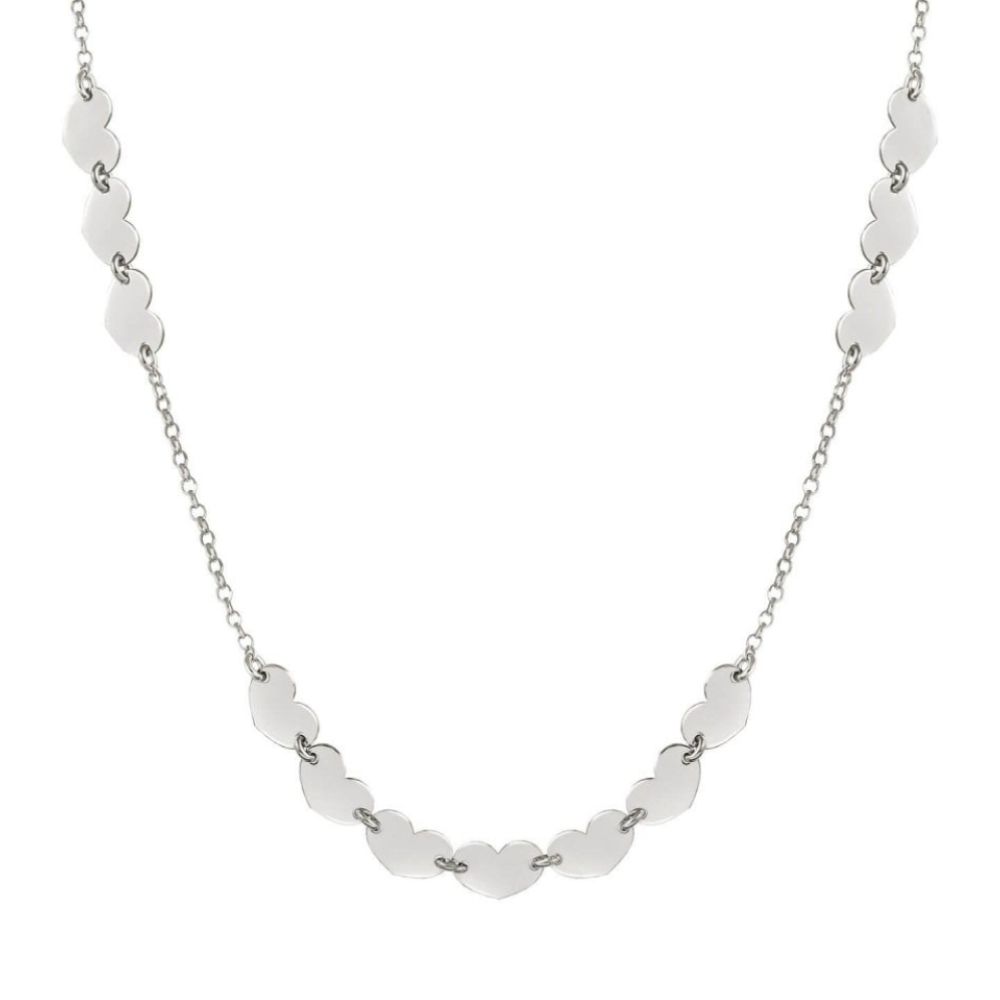 Armonie Necklace In 925 Silver (001_Silver Heart)