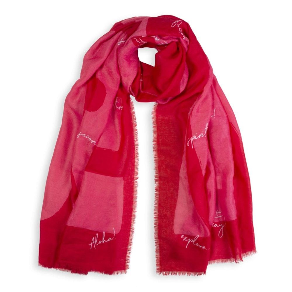 Sentiment Scarf - Adventure - Frayed Edge