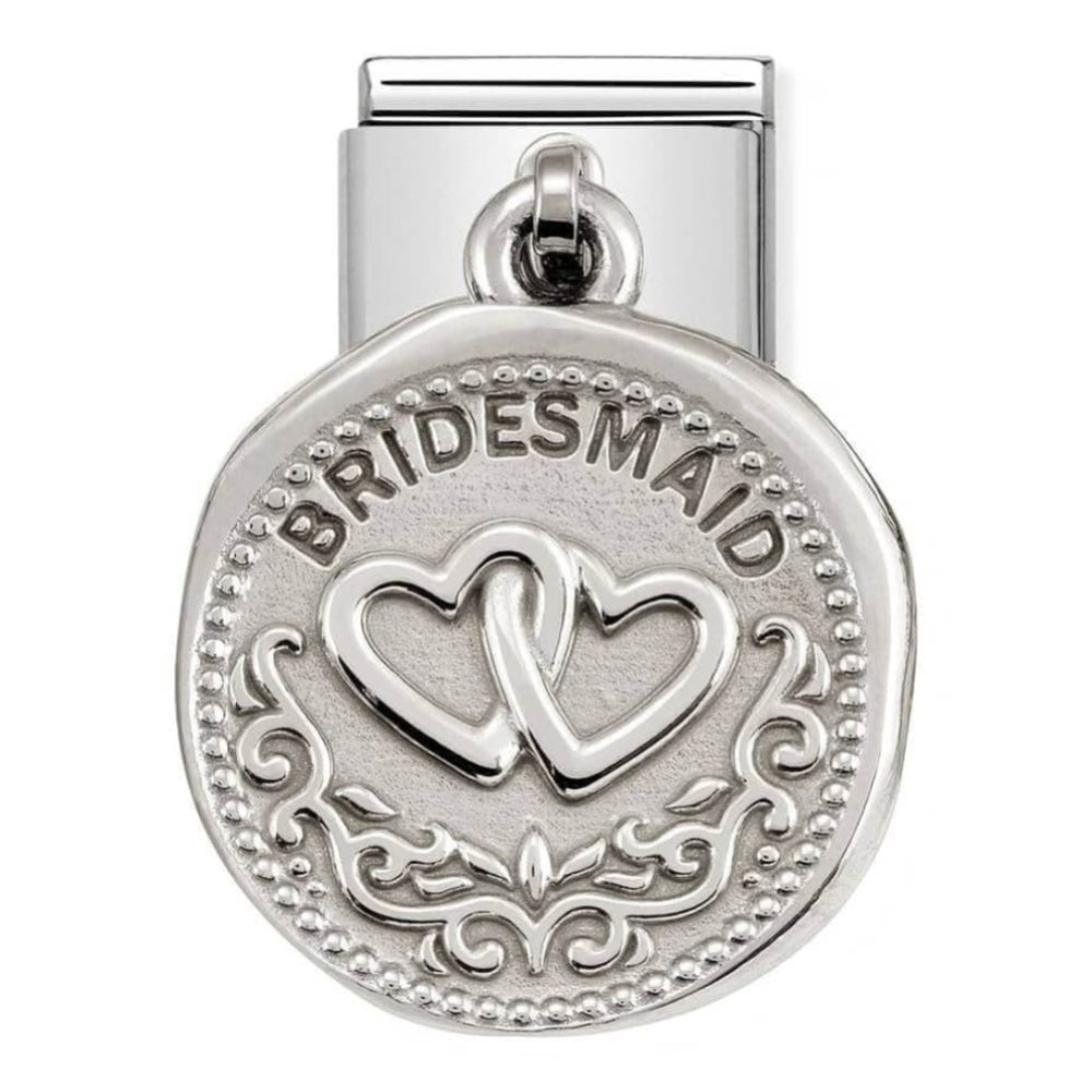 Classic Wishes Steel & 925 Silver Bridesmaid Link