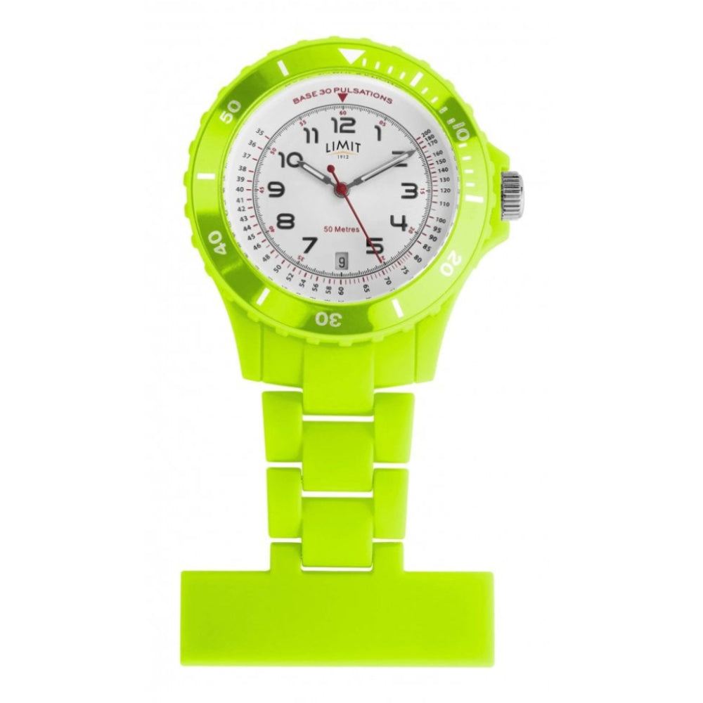 Green Resin Nurse Fob Watch