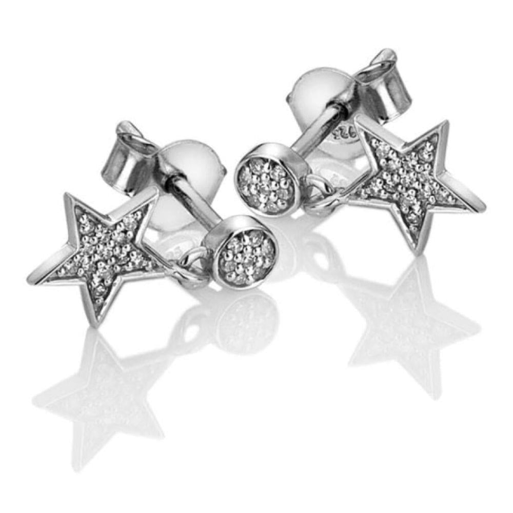 Glint Earrings - White Gold