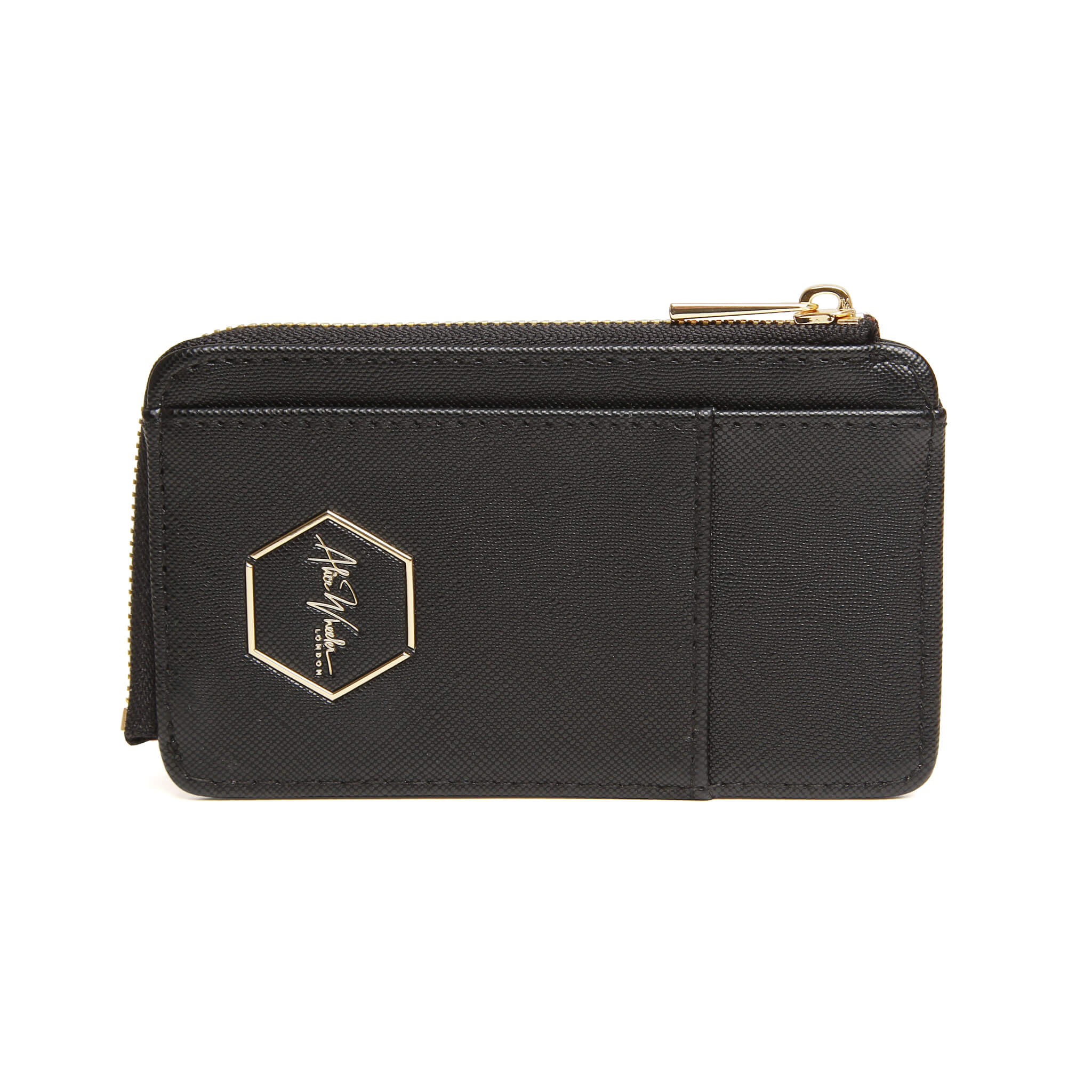 Bath Honeycomb Coin/Card Purse In Black