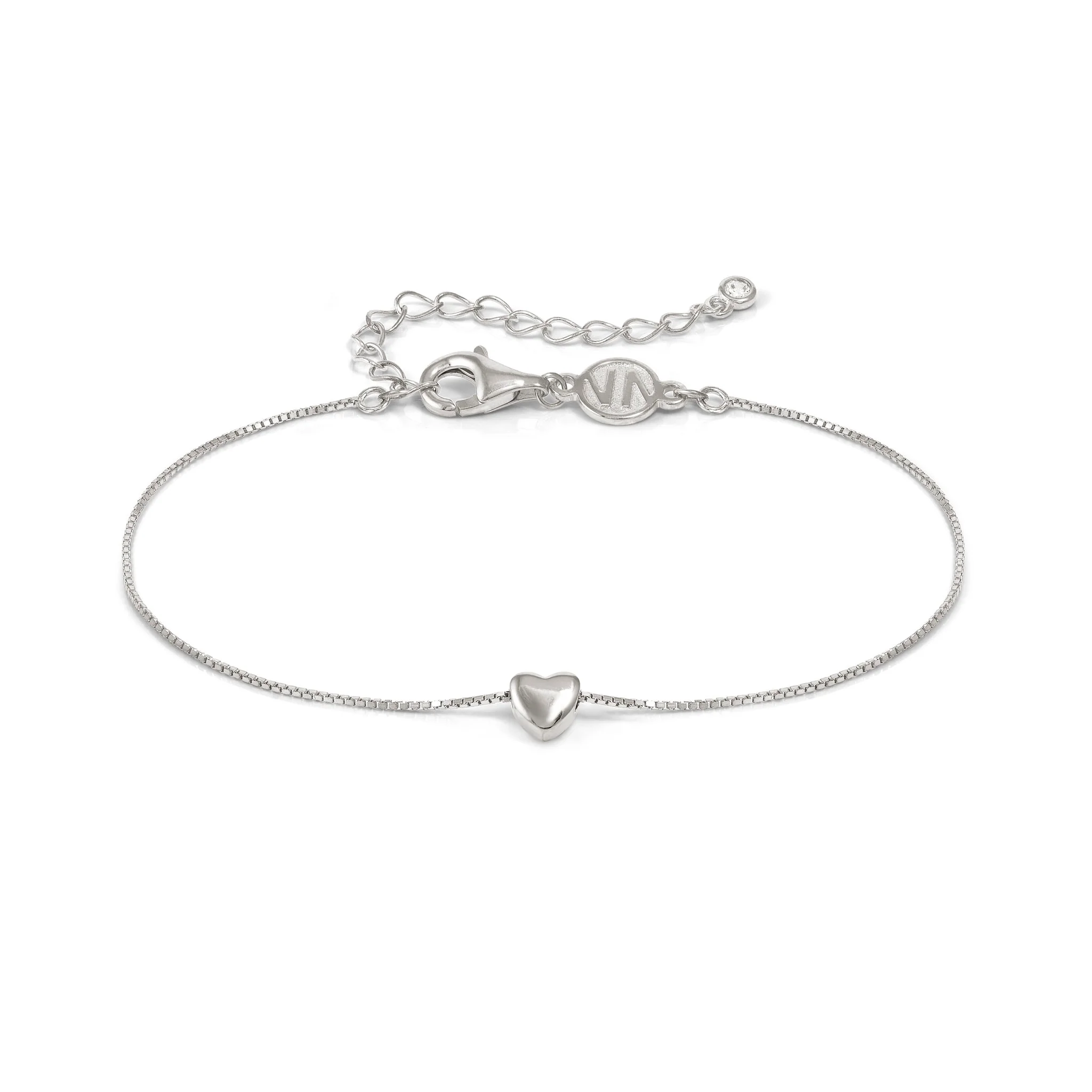 ARMONICA Silver Single Heart Bracelet