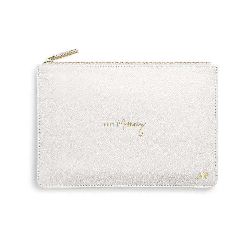 Perfect Pouch | Best Mummy | White