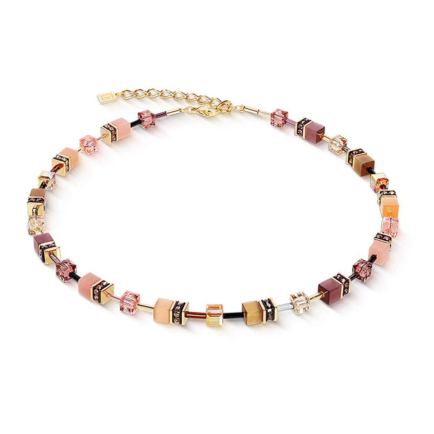 GeoCUBE Iconic Gold Blush Necklace