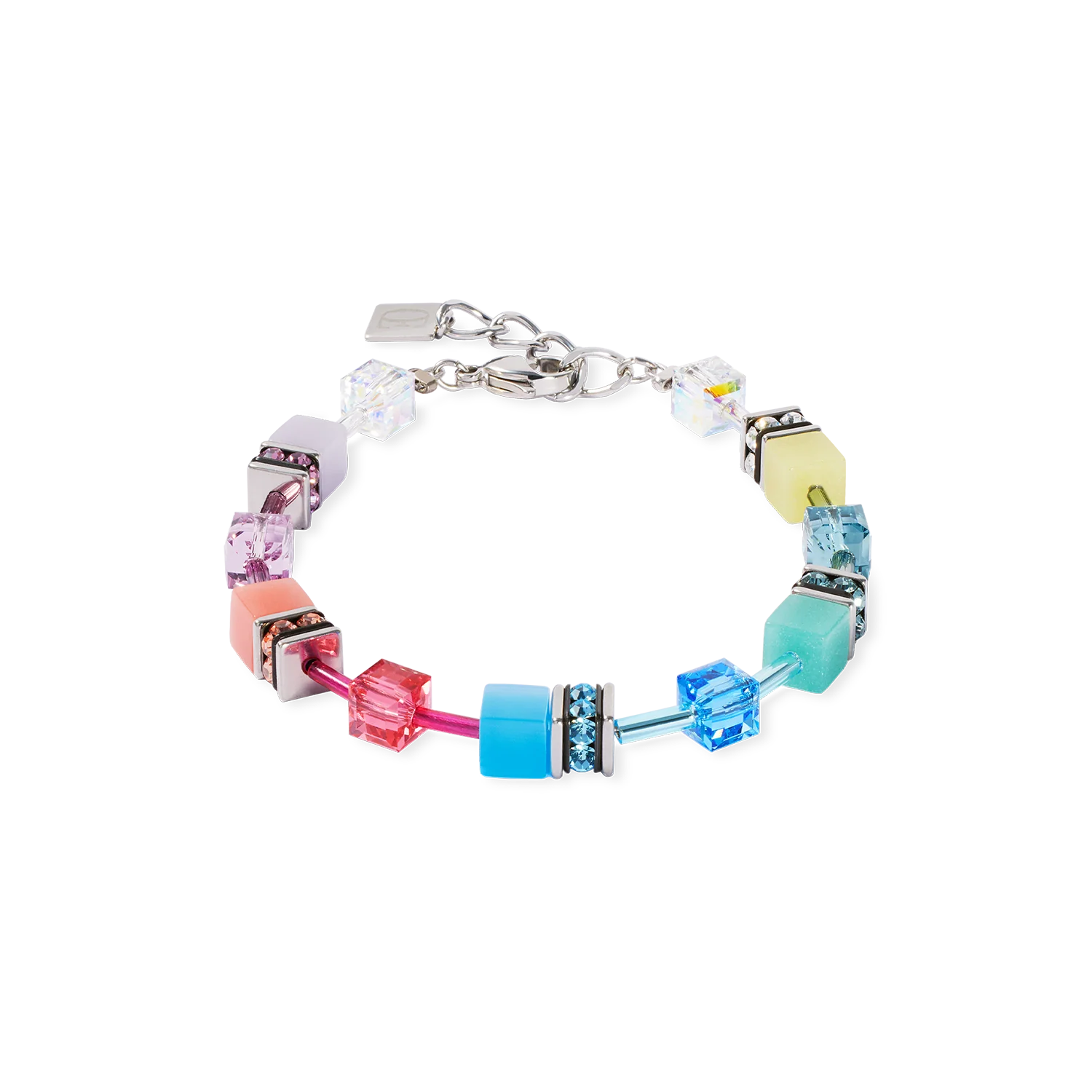 GeoCUBE Iconic Magic Silver Bracelet